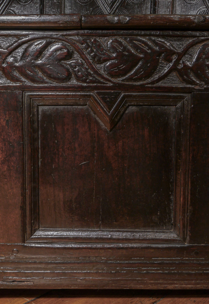 A Highly Impressive and Rare Charles II Oak Settle | Early Oak at ...